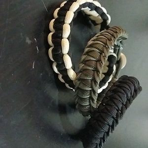 Set of 3 Paracord Bracelets
